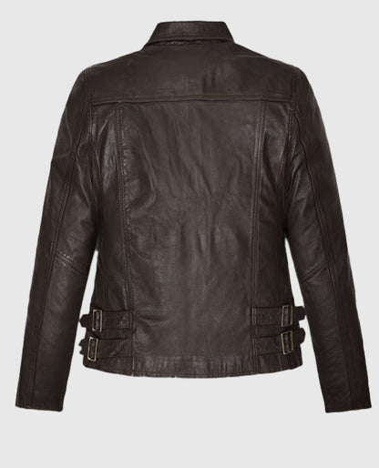 Hailey Baldwin Brown Leather Jackets