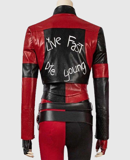 Harley Quinn Live Fast Die young Jacket