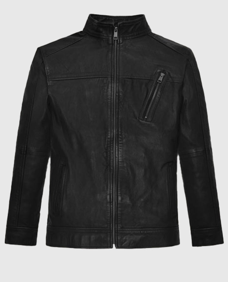 Jesse Lee Soffer Chicago PD Black Leather Jacket