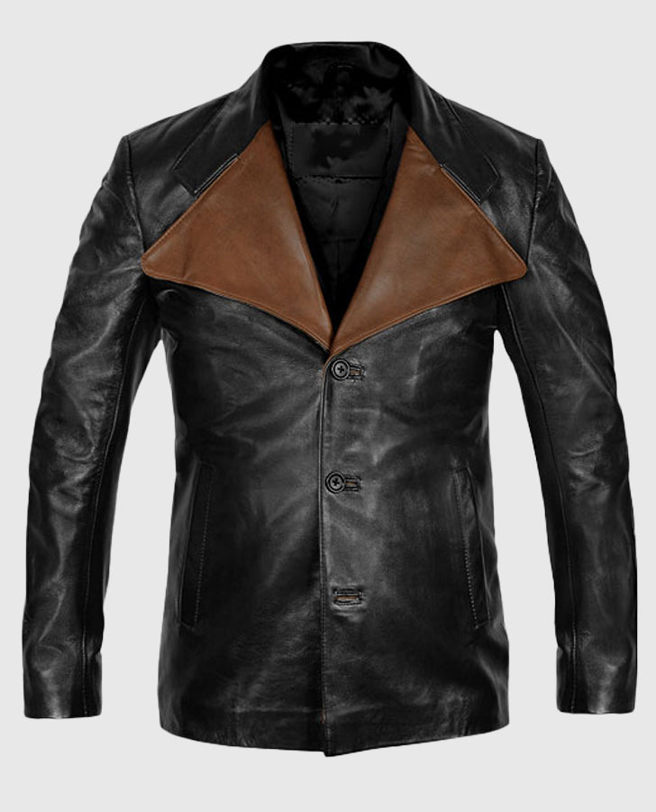 Jim Morrison Black Leather Jacket