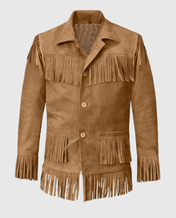 Jon Voight Midnight Cowboy Tan Leather Jacket