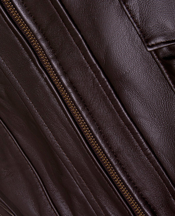 Men's Casino Royale Style Leather Jacket