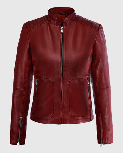 Kaya Scodelario Resident Evil Leather Jacket
