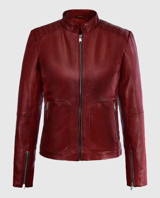 Kaya Scodelario Resident Evil Leather Jacket
