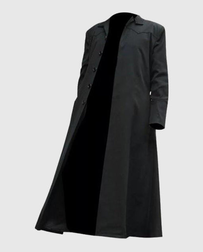 Keanu Reeves Black Trench Coat