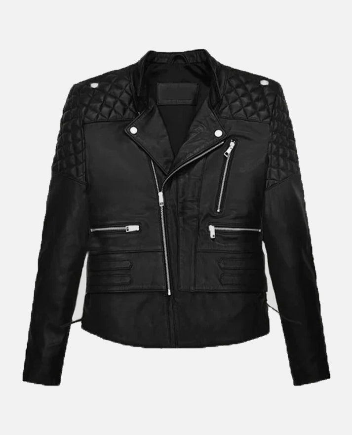 Kristen Stewart Black Leather Biker Jacket