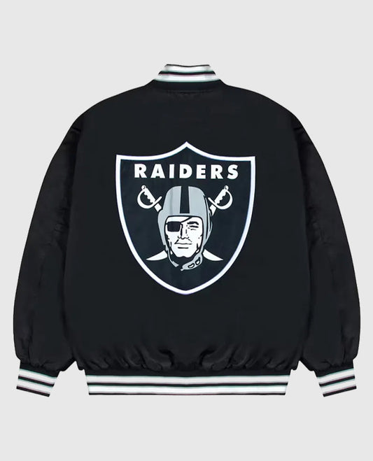 Las Vegas Raiders Bomber Black Jacket