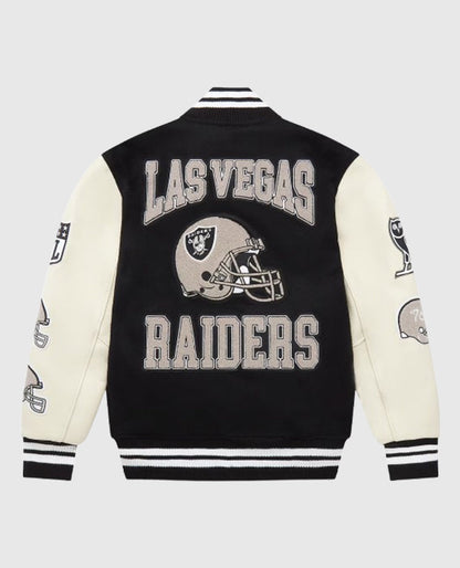 Las Vegas Raiders letterman jacket