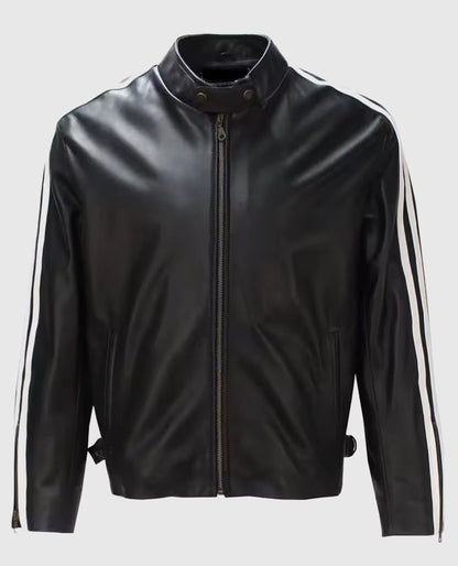 Lethal Weapon Mel Gibson Cafe Racer leather jacket