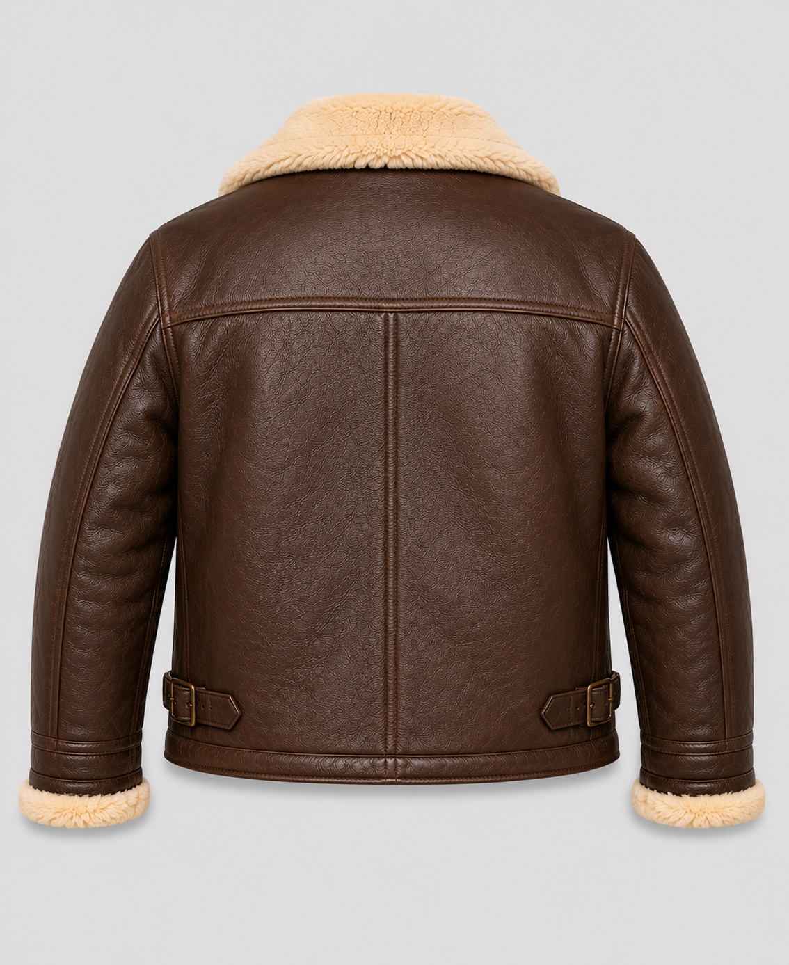 M-445A Flight Brown Shearling Leather Jacket