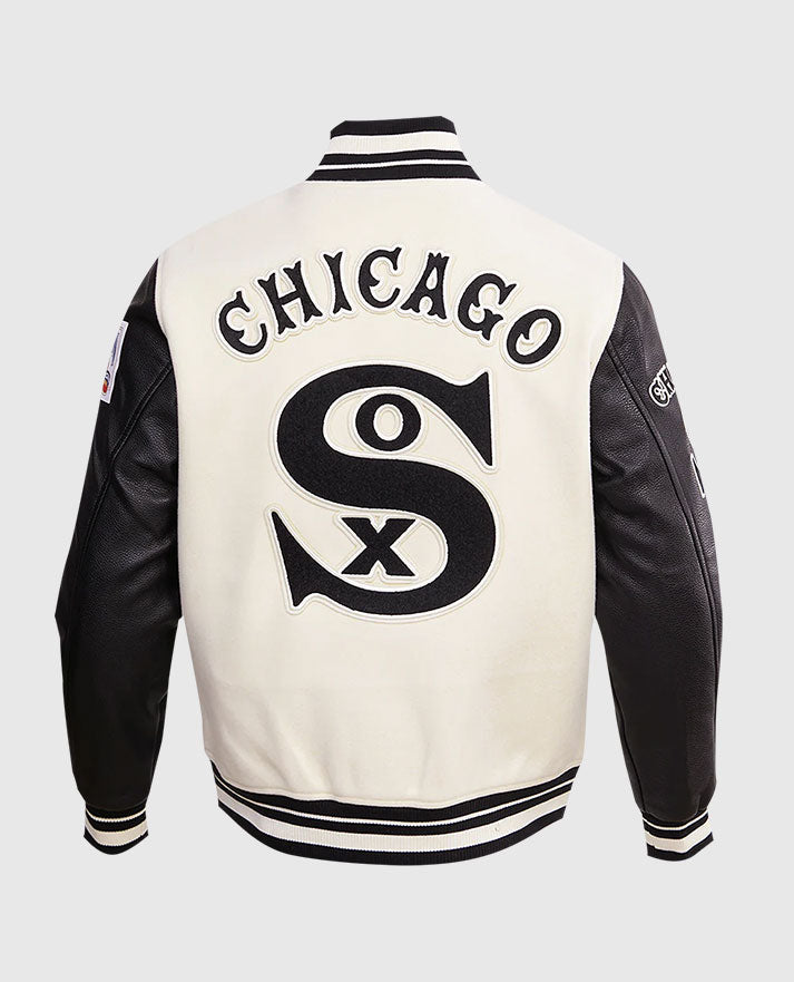 MLB Chicago White Sox Rib Wool Varsity Jacket