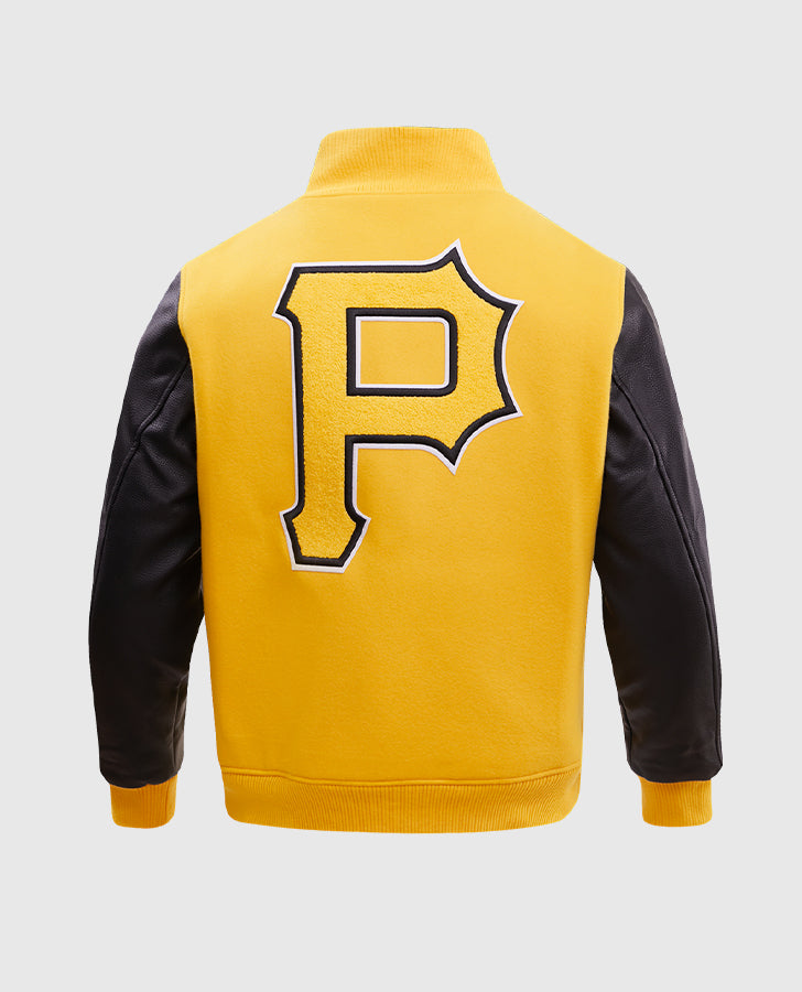 MLB Pittsburgh Pirates Yellow Varsity Jacket
