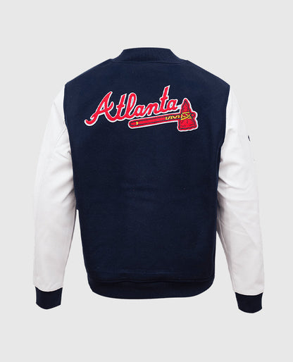 MLB Atlanta Braves Blue Varsity Jacket