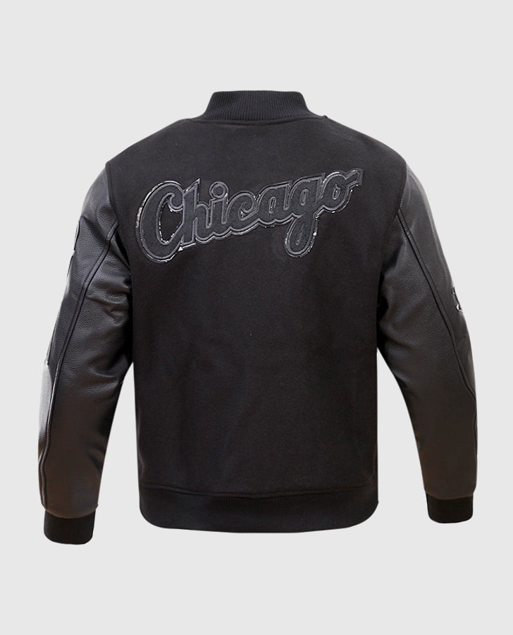 MLB Chicago White Sox Black Men's Varsity Jacket