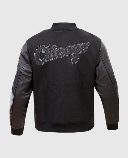 MLB Chicago White Sox Black Men's Varsity Jacket