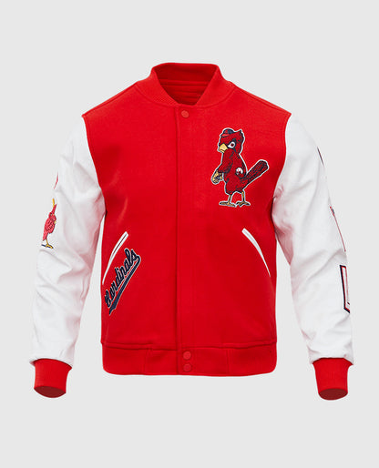 MLB ST. Louis Cardinals Men's Red Varsity Jacket