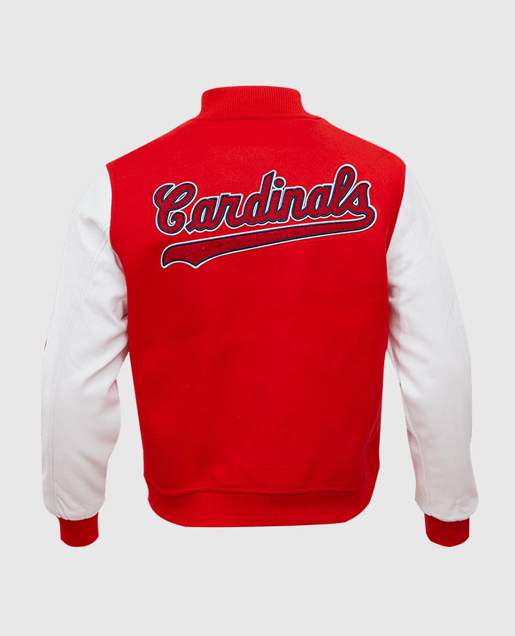 MLB ST. Louis Cardinals Red Varsity Jacket