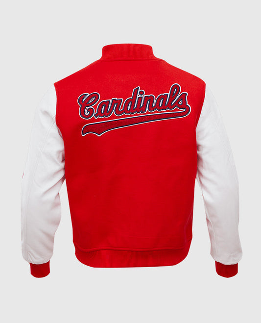 MLB ST. Louis Cardinals Red Varsity Jacket