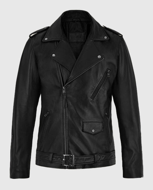 Marlon Brando The Wild One Biker Leather Jacket