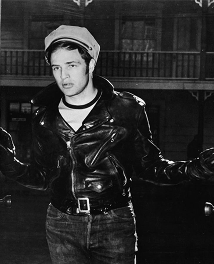 Marlon Brando The Wild One Leather Jacket