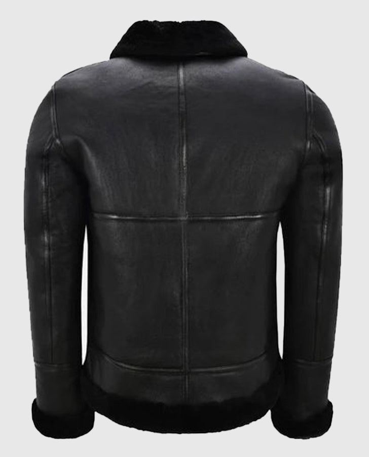 Men's Belted B3 Sheepskin Shearling Jacket