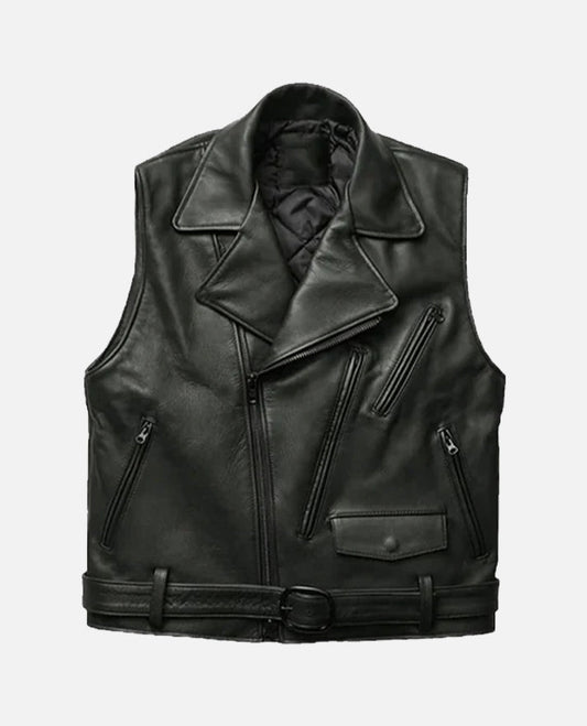 Men's Classic Leather Vest