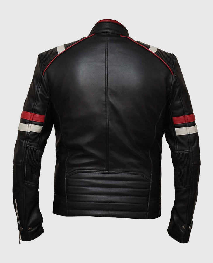 Men's Retro Black Leather Jacket
