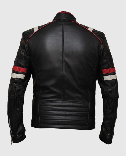 Men's Retro Black Leather Jacket