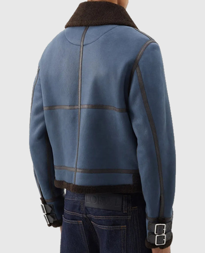Michael Rainey Jr Blue Aviator Jacket