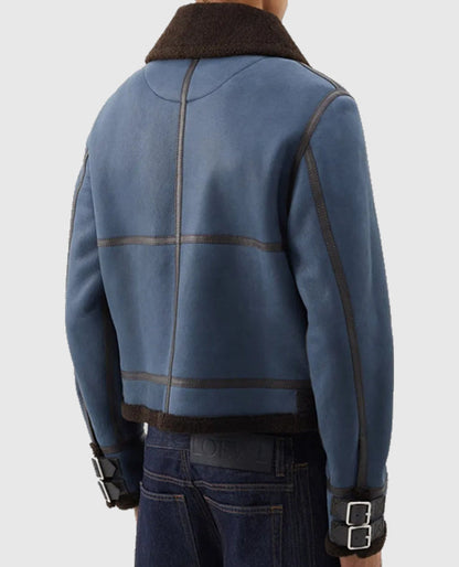 Michael Rainey Jr Blue Aviator Jacket