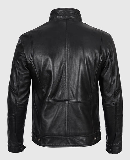Moffit Cafe Racer Real Leather Jacket