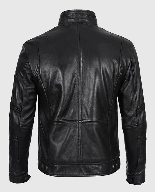 Moffit Cafe Racer Real Leather Jacket