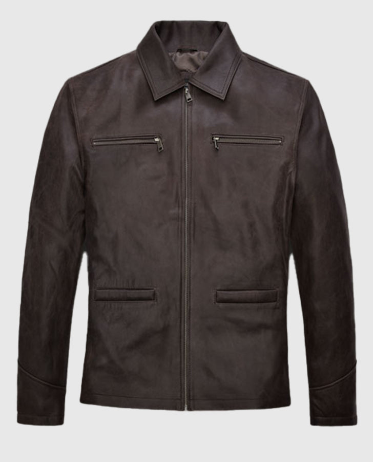 Mr Heineken Leather Jacket