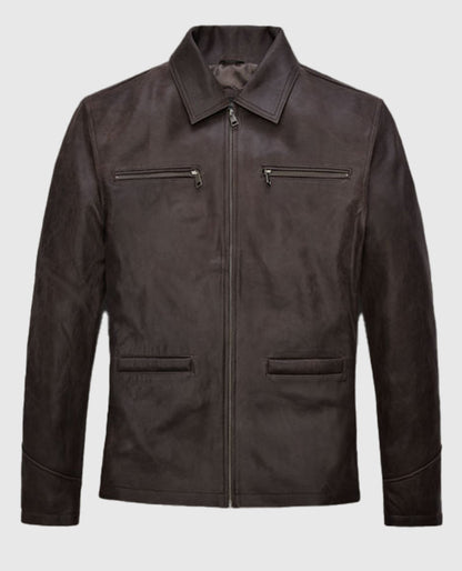 Mr Heineken Leather Jacket