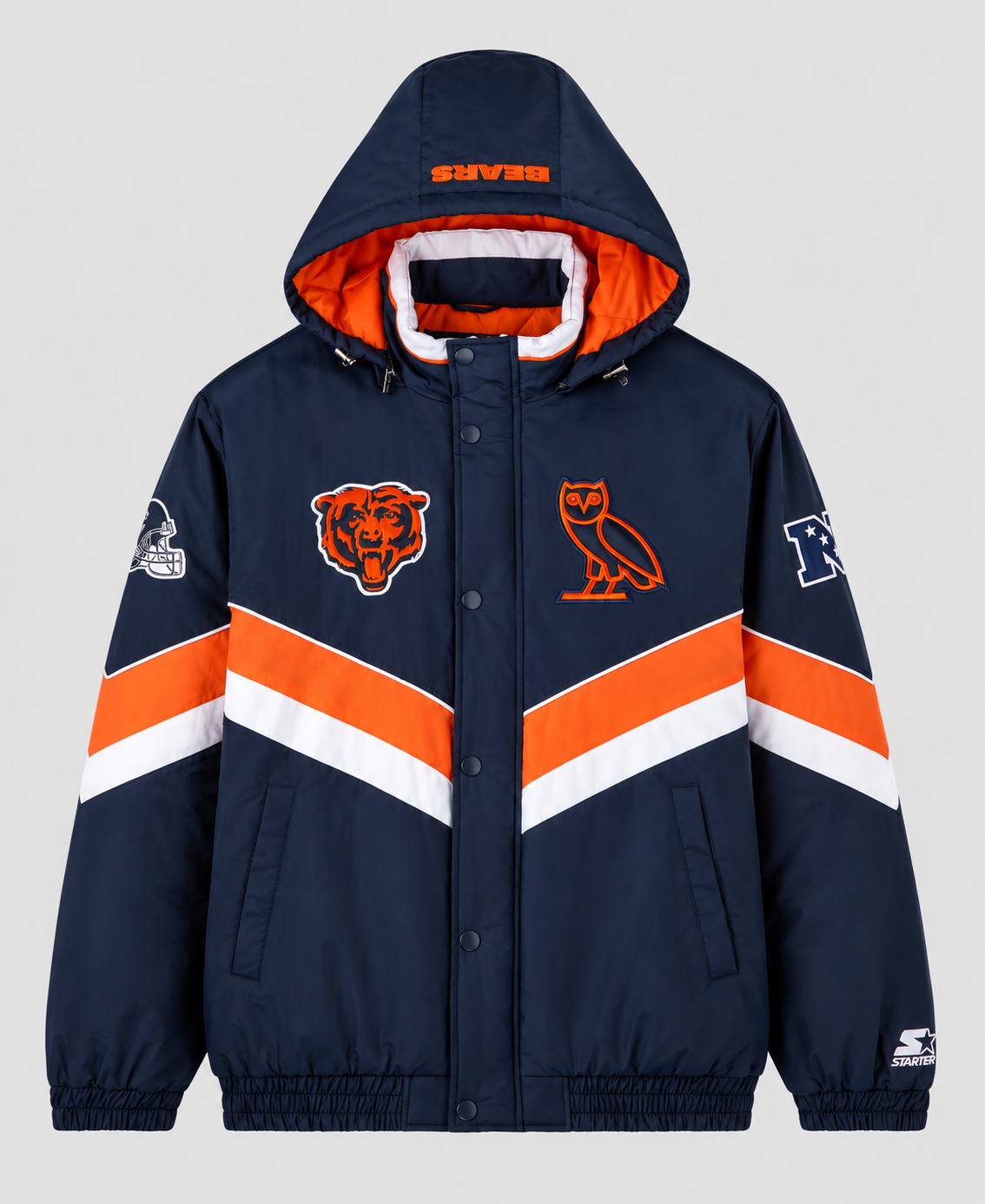 Chicago Bears OVO Sideline Puffer Jacket
