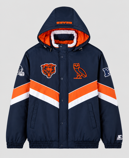 Chicago Bears OVO Sideline Puffer Jacket