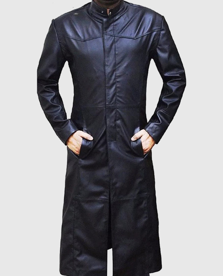 Neo Matrix Trench Coat
