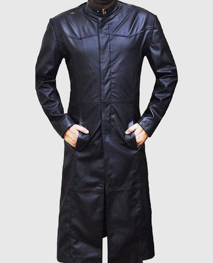 Neo Matrix Trench Coat