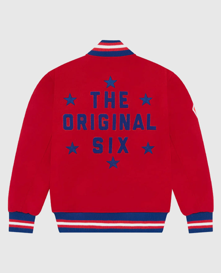 OVO Montreal Canadiens Red Varsity Jacket