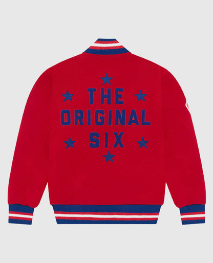 OVO Montreal Canadiens Red Varsity Jacket
