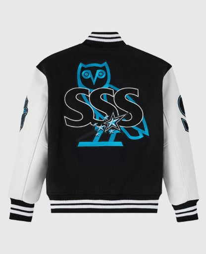 OVO Scarborough Shooting Stars black Varsity Jacket