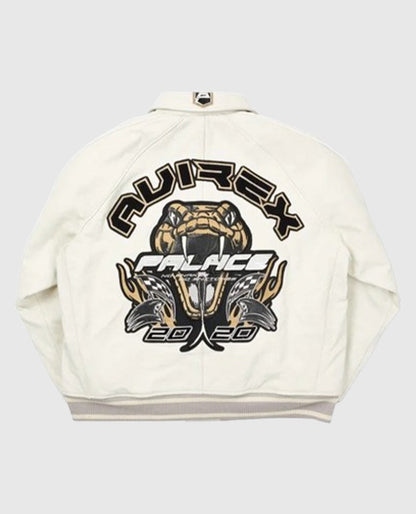 Palace Avirex No Snakes White  Jacket