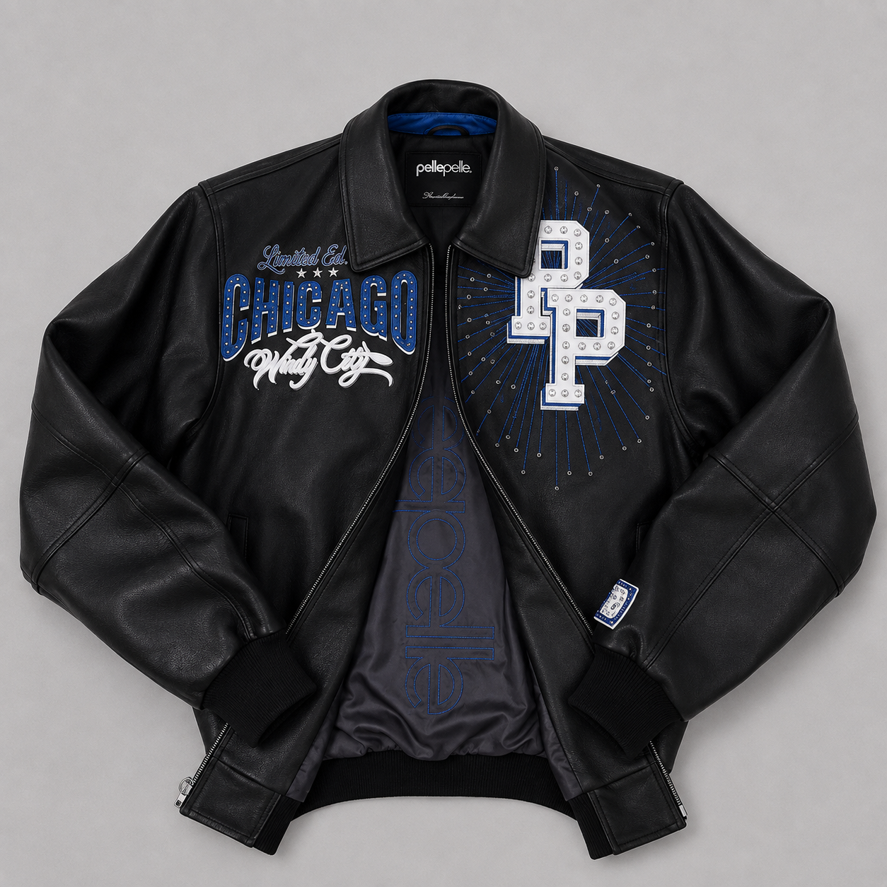 Pelle Pelle Windy City Black Leather Jacket