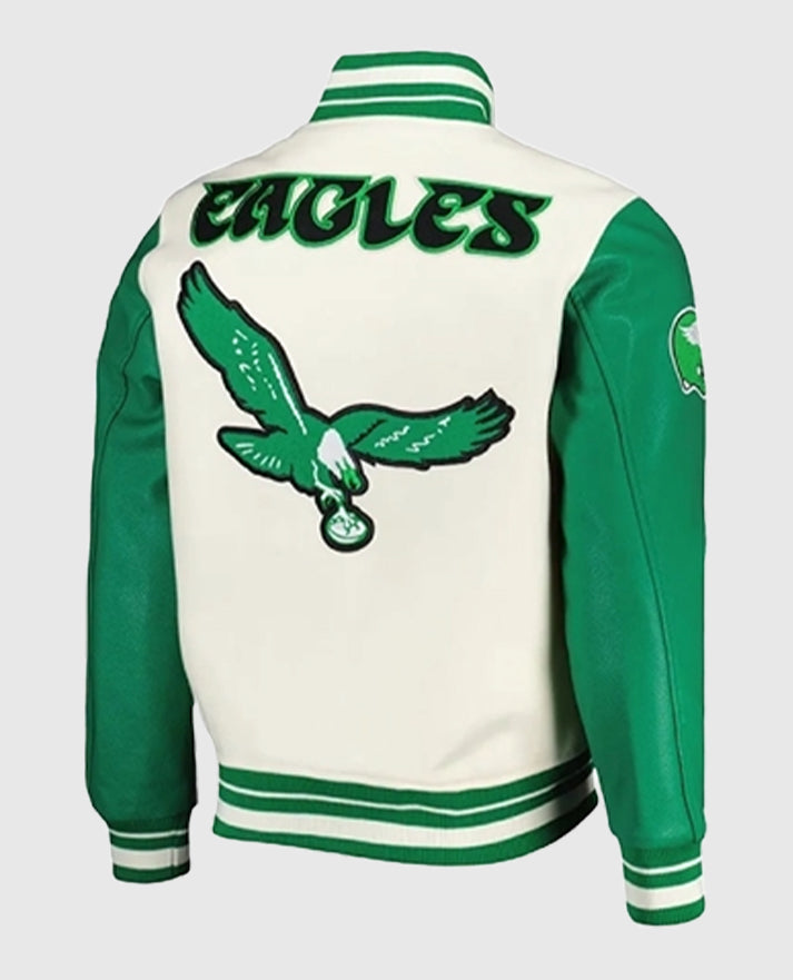 Philadelphia Eagles Retro  Varsity Jacket