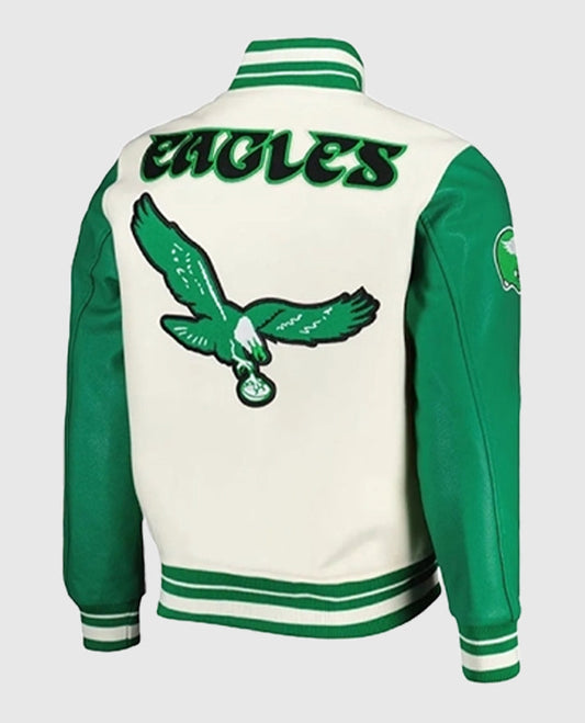 Philadelphia Eagles Retro  Varsity Jacket