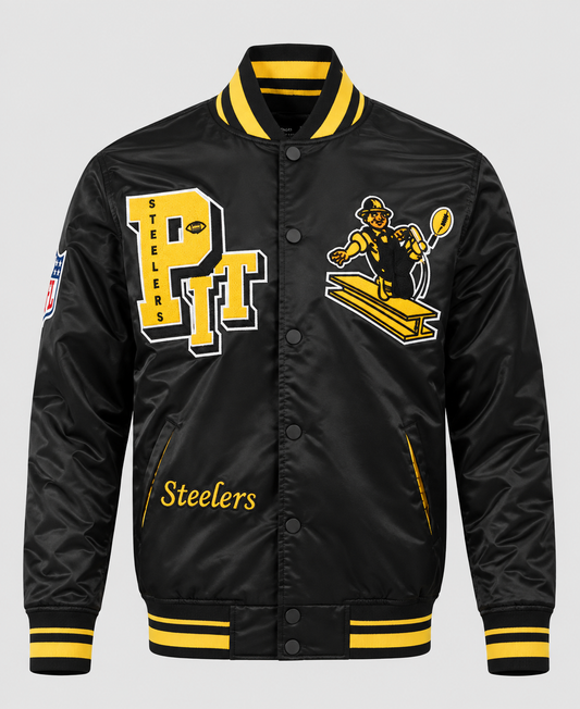 Pittsburgh Steelers Best of Classic Rib Satin Jacket