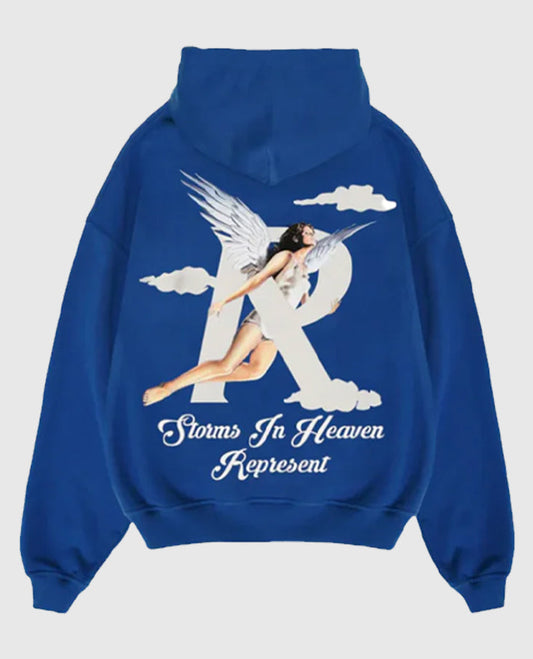 Represent Storms In Heaven Blue Pullover Hoodie
