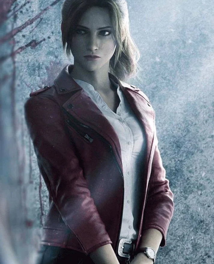 Resident Evil Claire Redfield Biker Jacket