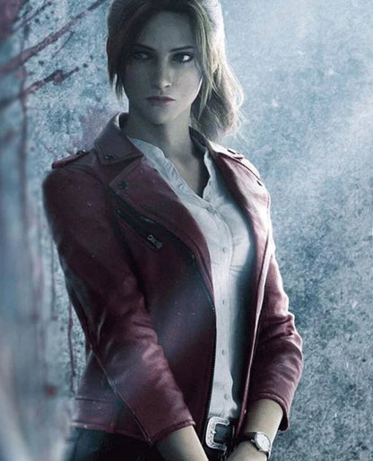 Resident Evil Claire Redfield Biker Jacket