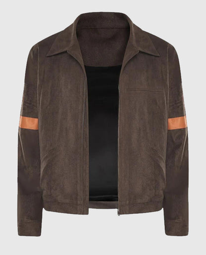 Rick Grimes CRM Brown Suede Jacket